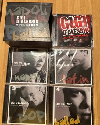 GIGI D’ALESSIO COFANETTO 4 CD E 1 DVD