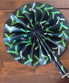 Ventaglio etnico in stoffa ( wax)