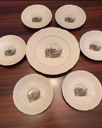 Servizio  Ceramica Bassano C.C.B.   - Vintage