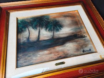 Quadro Olio 1968 Luisa Duranti -scuola Annigoni