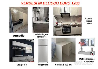 Arredamento completo CUCINA/BAGNO/LETTO/SOGGIORNO