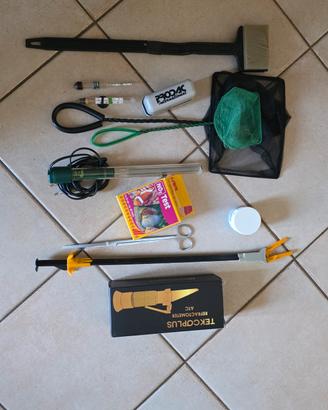 Accessori vari per acquario