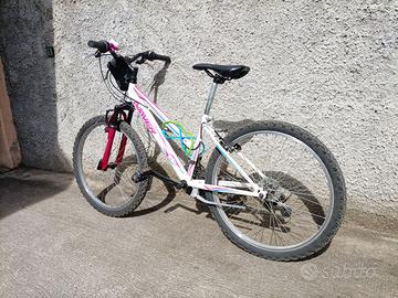 Bicicletta MTB 24 Maver Starlite bianco viola