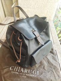 Zaino in pelle della pelletteria Chiarugi Firenze 