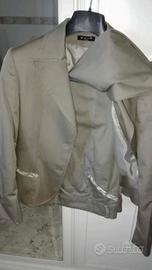 Completo pantalone e giacca misto lino