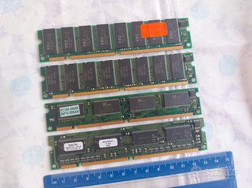 Banchi RAM 64 Mb per PC anni 90,