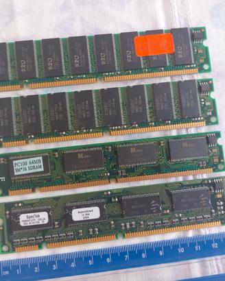 Banchi RAM 64 Mb per PC anni 90,