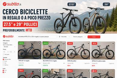 ⭕⭕MTB E BICI DA PASSEGGIO 29/27.5🟡🟡
