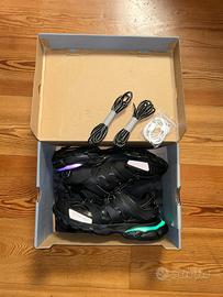 Scarpe Balenciaga track nere con led