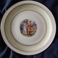 Antico piatto Rehau Baviera con scena mitologica