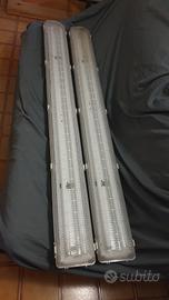 5 Plafoniere lampade  Dysano stagne 160 cm