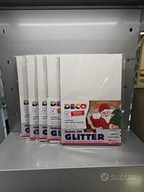 5 risme Gomma EVA Glitter cm.20x30