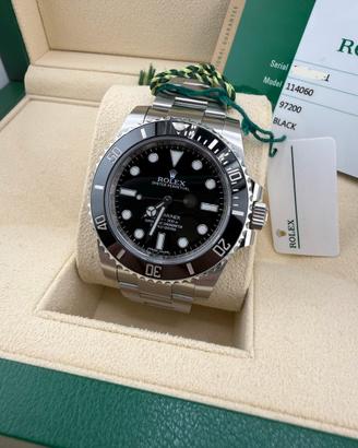 ROLEX SUBMARINER NO DATE, Ref. 114060 ANNO 2017