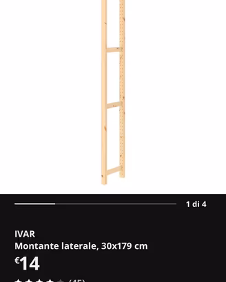 Ikea ivar vari scaffali montanti