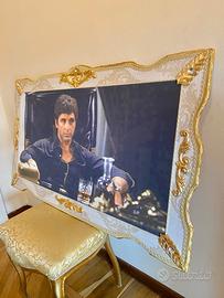 Quadro panna oro dorato Scarface