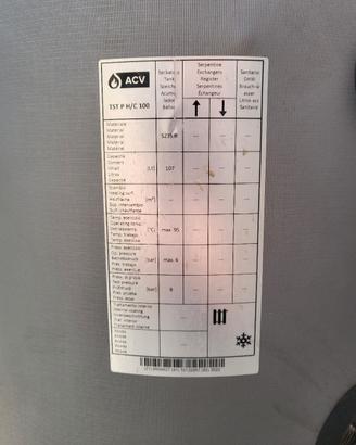 boiler accumulo 100Litri