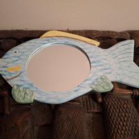 specchio a forma di pesce