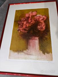 quadro vaso con fiori