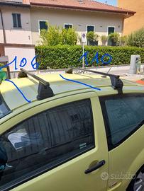 Barre portatutto per auto a 3 porte