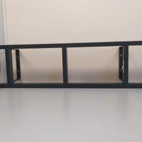 ikea Lerberg scaffale metallo grigio antracite