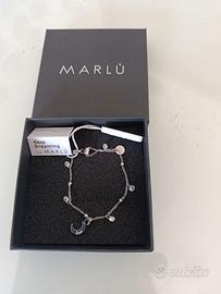 Bracciale donna Marlù acciaio, zirconi, luna