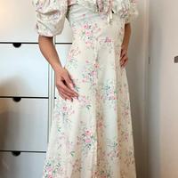 Vestito lungo a fiori