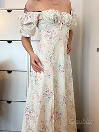 Vestito lungo a fiori