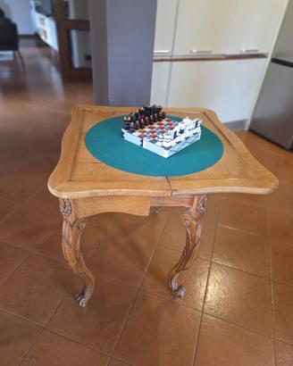 Tavolo gioco antico