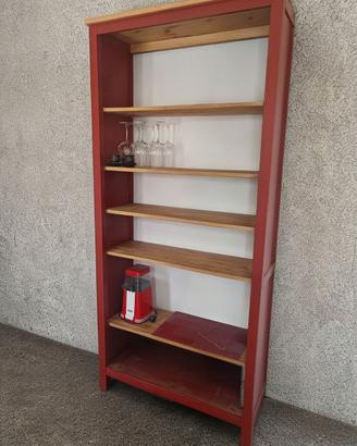 Libreria rustica in legno