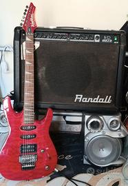 CHITARRA ROCK Washburn superstrat rock metal