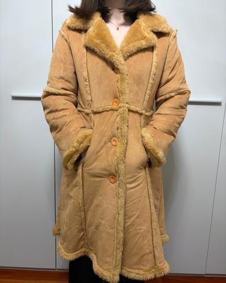 Cappotto lungo stile montone