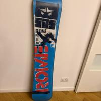 Tavola Rome Burton 155 con attacchi Burton Cartel