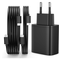 Caricatore usb c 45 w con 2 cavi 1m e 2m incluso .