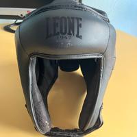 Casco Leono total black M