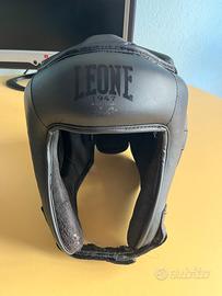 Casco Leono total black M