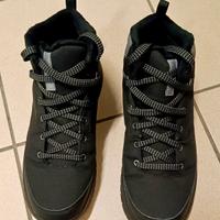 Scarpe calde montagna uomo nere QUECHUA WATERPROOF