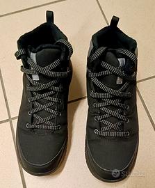 Scarpe calde montagna uomo nere QUECHUA WATERPROOF