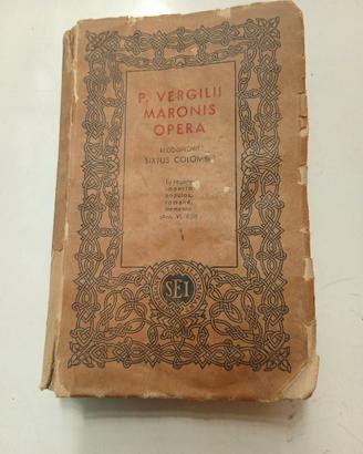 libroantico .vergiliii Maronis Opera 1947
