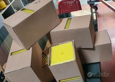 CUSTODIE PER CD GIALLO (150 pz) JEWEL CASES