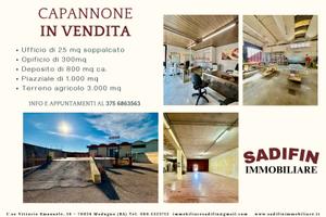 Capannone con terreno di 3.000 mq