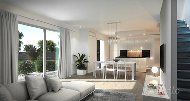 Porzione di bifamiliare moderna