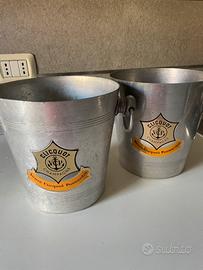 Secchiello porta ghiaccio Veuve Clicquot anni 70