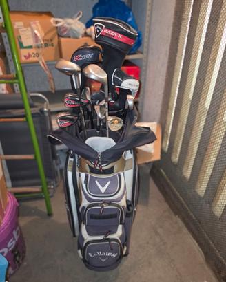 Set completo golf mazze+sacca+accessori 