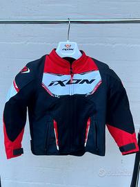 Giacca Moto Bambino Ixon Air 8 Anni + Paraschiena