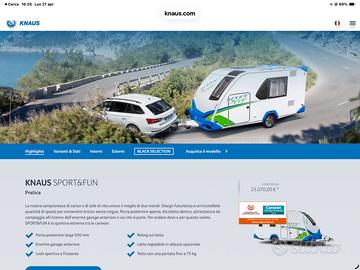 Roulotte sport Fun Knaus