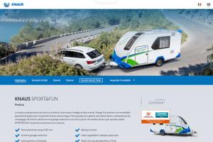 Roulotte sport Fun Knaus