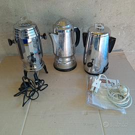 LOTTO 3 VECCHIE CAFFETTIERE ELETTRICHE