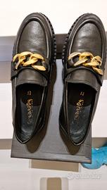 mocassino nere donna 