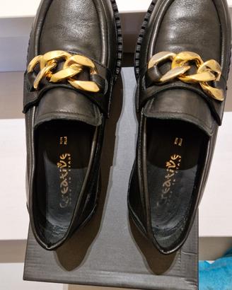 mocassino nere donna 