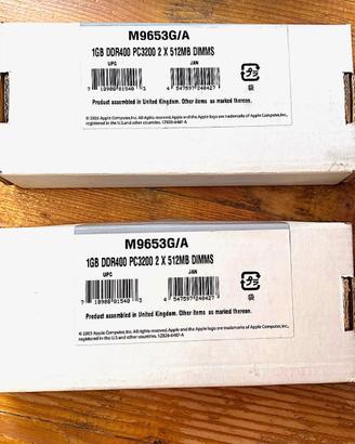 Ram originale Apple 2 GB DDR400 PC3200